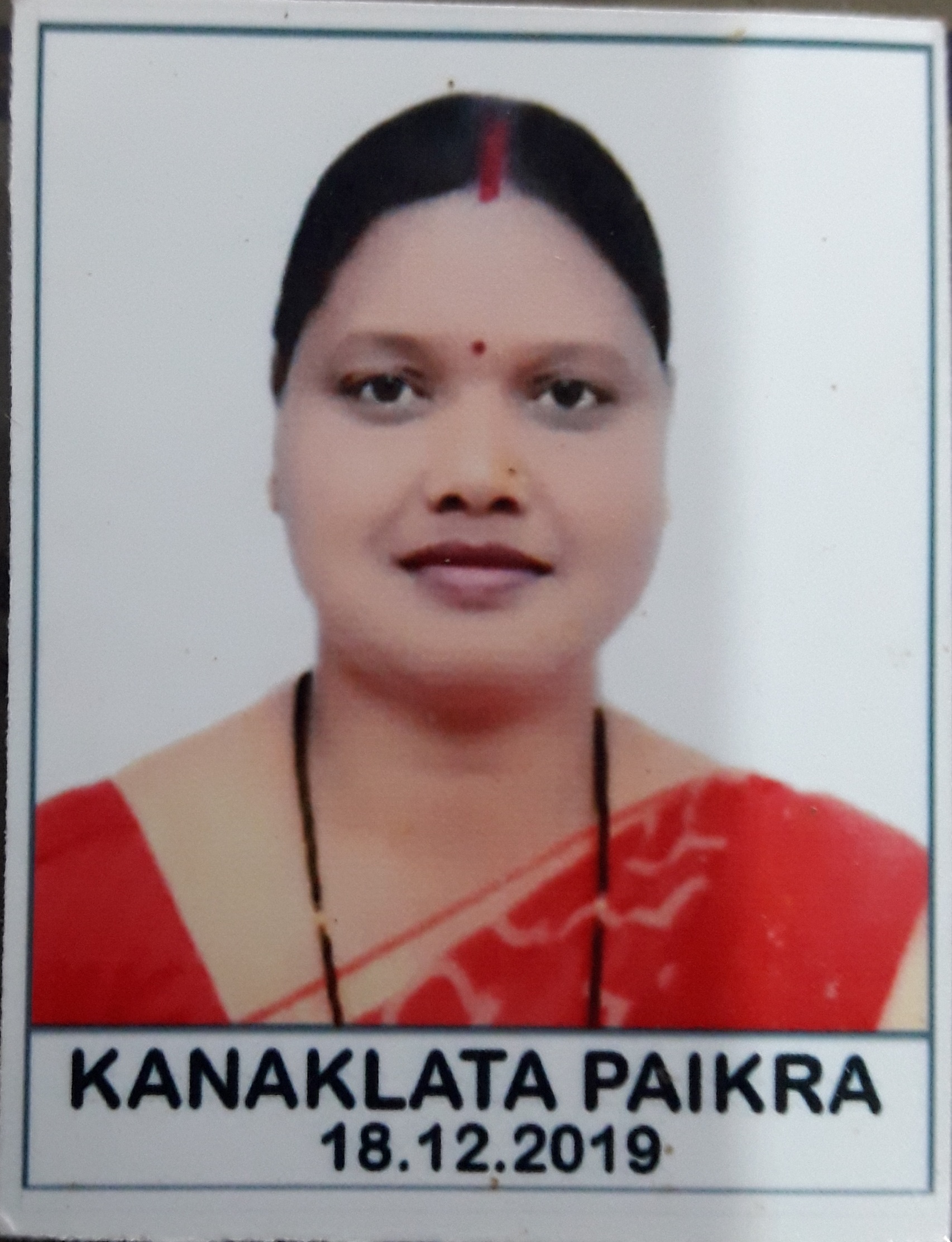 MRS. KANAKLATA PAIKRA